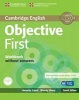 Objective First Workbook Without Answers with Audio CD (Paperback, 4th Revised edition) - Annette Capel Photo