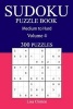 300 Medium to Hard Sudoku Puzzle Book - Volume 4 (Paperback) - Lisa Clinton Photo