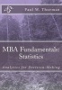 MBA Fundamentals - Statistics (Paperback) - Paul W Thurman Mba Photo