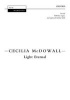 Light Eternal - Vocal score (Sheet music) - Cecilia McDOWALL Photo