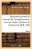 Repertoire General Et Raisonne de L'Enregistrement, Nouveau Traite, En Forme de Dictionnaire Tome 3 (French, Paperback) - Garnier M Photo