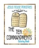 Ten Commandments Adult Coloring Book - Adult Coloring Book (Paperback) - Kim Holmes Photo