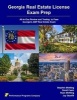 Georgia Real Estate License Exam Prep - All-In-One Review and Testing to Pass Georgia's Amp Real Estate Exam (Paperback) - Stephen Mettling Photo