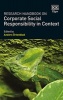 Research Handbook on Corporate Social Responsibility in Context (Hardcover) - Anders Ortenblad Photo