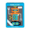 Mudpuppy Retro Robot Pixel Pictures (Spiral bound) - Jenn Ski Photo