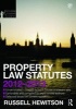 Property Law Statutes 2012-2013 (Paperback, 4th Revised edition) - Russell Hewitson Photo