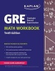 GRE Math Workbook (Paperback, 10th) - Kaplan Photo