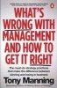 What's Wrong with Management and How to Get it Right (Paperback) - Tony Manning Photo