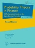 Probability Theory in Finance - A Mathematical Guide to the Black-Scholes Formula (Microfilm, 2nd Revised edition) - Se an Dineen Photo