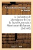 La Declaration de Monseigneur Le Duc de Beaufort, Envoyee a Messieurs de Parlement. (French, Paperback) - De Beaufort F V Photo