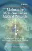 Methods for Meta-Analysis in Medical Research (Hardcover) - Alexander J Sutton Photo