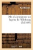 Ode a Monseigneur Sur La Prise de Philisbourg (French, Paperback) - Paul Bernard Photo