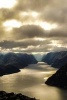 The Beautiful Fjord Lysefjord in Norway - Blank 150 Page Lined Journal for Your Thoughts, Ideas, and Inspiration (Paperback) - Unique Journal Photo