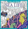 Sea Life - Color Your Way to Calm (Paperback) - Newbourne Media Photo