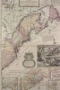 A Vintage 1715 Map of the Dominion of Great Britain in North America - Blank 150 Page Lined Journal for Your Thoughts, Ideas, and Inspiration (Paperback) - Unique Journal Photo