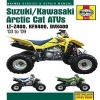 Suzuki/Kawasaki Arctic Cat ATV's Service and Repair Manual - 2003 to 2009 (Hardcover) - Editors Of Haynes Manuals Photo