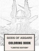  - Norse and Modern English Mythology Tolkien Inspired Adult Coloring Book (Paperback) - Gods of Asgard Coloring Book Photo