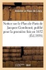 Notice Sur Le Plan de Paris de Jacques Gomboust, Publie Pour La Premiere Fois En 1652 (French, Paperback) - Antoine Le Roux De Lincy Photo