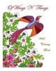 Of Wings 'n Things - Adult Coloring Book (Paperback) - Bonnie Mae Savage Ph D Photo