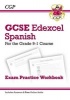 New GCSE Spanish Edexcel Exam Practice Workbook - For the Grade 9-1 Course (Includes Answers) (Paperback) - CGP Books Photo