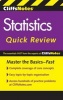 CliffsNotes Statistics Quick Review (Paperback, 2nd Revised edition) - David H Voelker Photo