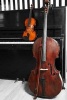 Cello, Violin, and a Piano Musical Instruments Journal - 150 Page Lined Notebook/Diary (Paperback) - Cs Creations Photo