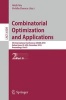 Combinatorial Optimization and Applications, Part II - Proceedings (Paperback, 2010) - Weili Wu Photo