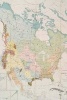 Linguistic Families of Native American Indians Map 1907 - Blank 150 Page Lined Journal for Your Thoughts, Ideas, and Inspiration (Paperback) - Unique Journal Photo