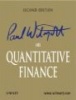  on Quantitative Finance (Hardcover, 2nd Revised edition) - Paul Wilmott Photo