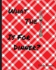 What the Fork Is for Dinner? - Fill-In Recipe Book, Red Tablecloth Design (Paperback) - Firefly Journals Photo