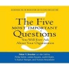 The Five Most Important Questions - You Will Ever Ask about Your Organization (Standard format, CD) - Peter F Drucker Photo