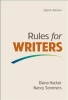 Rules for Writers with Writing about Literature (Tabbed Version) (Spiral bound, 8th annotated edition) - Diana Hacker Photo