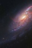 M106, Spiral Galaxy in Canes Venatici Outer Space - Blank 150 Page Lined Journal for Your Thoughts, Ideas, and Inspiration (Paperback) - Unique Journal Photo