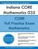 Indiana Core Mathematics 035 - Indiana Core Math Indiana Core Assessments for Educator Licensure (Paperback) - Preparing Teachers in America Photo