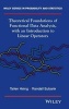 Theoretical Foundations of Functional Data Analysis, with an Introduction to Linear Operators - Theory and Practice (Hardcover) - Randall L Eubank Photo