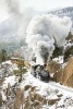 Narrow Gauge Railroad Train in Winter Durango to Silverton Colorado USA Journal - 150 Page Lined Notebook/Diary (Paperback) - Cs Creations Photo