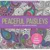 Peaceful Paisleys Adult Coloring Book (31 Stress-Relieving Designs) (Paperback) - Joy Ting Photo