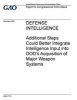 Defense Intelligence Additional Steps Could Better Integrate Intelligence Input Into Dod's Acquisition of Major Weapon Systems (Paperback) - US Government Accountability Office Photo