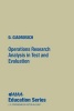 Operations Research Analysis in Quality Test and Evaluation (Hardcover) - Donald L Giadrosich Photo