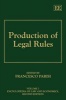 Production of Legal Rules (Hardcover) - Francesco Parisi Photo