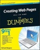 Creating Web Pages All-in-One for Dummies (Paperback, 4th Revised edition) - Richard Wagner Photo