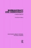 Bureaucracy and Democracy (Paperback) - Eva Etzioni Halevy Photo