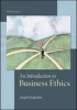 An Introduction to Business Ethics (Paperback, 5th Revised edition) - Joseph R Des Jardins Photo