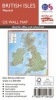 British Isles Physical (Sheet map, rolled, February 2016 ed) - Ordnance Survey Photo