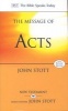 The Message of Acts: With Study Guide (Paperback, 2nd Revised edition) - John RW Stott Photo