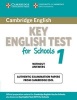 Cambridge Key English Test for Schools 1 Student's Book without Answers, Level 1 - Official Examination Papers from University of  Examinations (Paperback) - Cambridge ESOL Photo