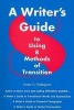 A Writer's Guide to Using Eight Methods of Transition (Paperback) - Victor C Pellegrino Photo