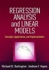 Regression Analysis and Linear Models - Concepts, Applications, and Implementation (Hardcover) - Richard B Darlington Photo