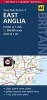 East Anglia Road Map (Sheet map, folded, 5th Revised edition) - AA Publishing Photo