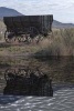 An Old West Wagon Reflected on the Pond - Blank 150 Page Lined Journal for Your Thoughts, Ideas, and Inspiration (Paperback) - Unique Journal Photo